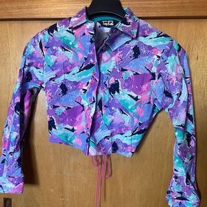 Vintage Top Rail Western Button Up